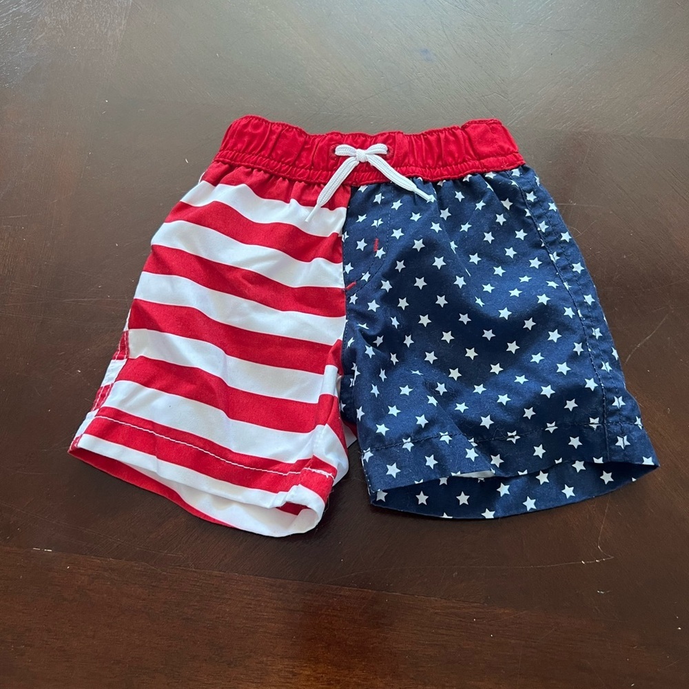 Gymboree Red and White Striped Shorts